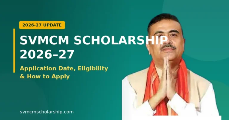 SVMCM Scholarship 2026-27